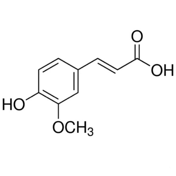Ferulic Acid (Synthetic) CAS 1135-24-6 Purity >99.0% (HPLC) Factory High Quality