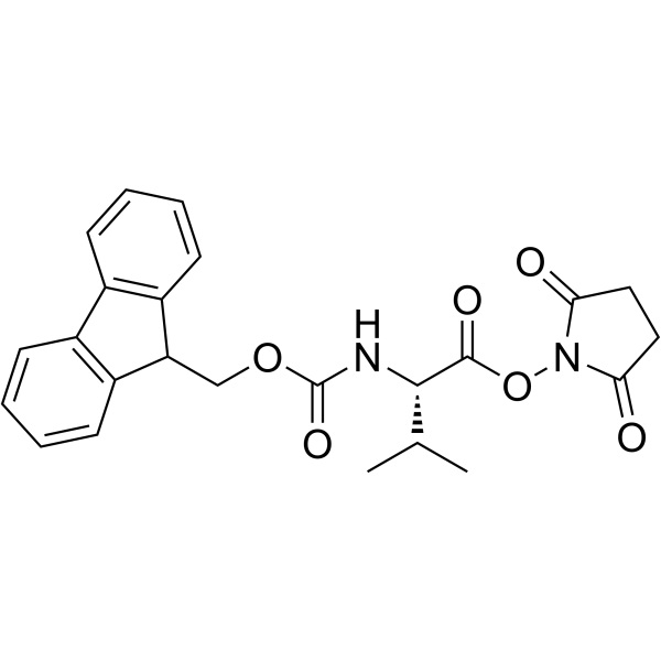 Fmoc-Val-OSu CAS 130878-68-1 N-Fmoc-L-Valine N-Succinimidyl Ester Purity >99.0% (HPLC)